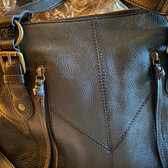 FRYE Black Leather satchel - Picture 3 of 11